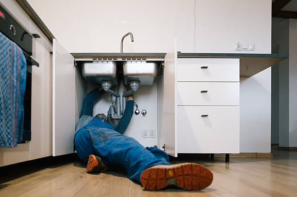 Professional Drain Cleaning technician working in Harmony, IN